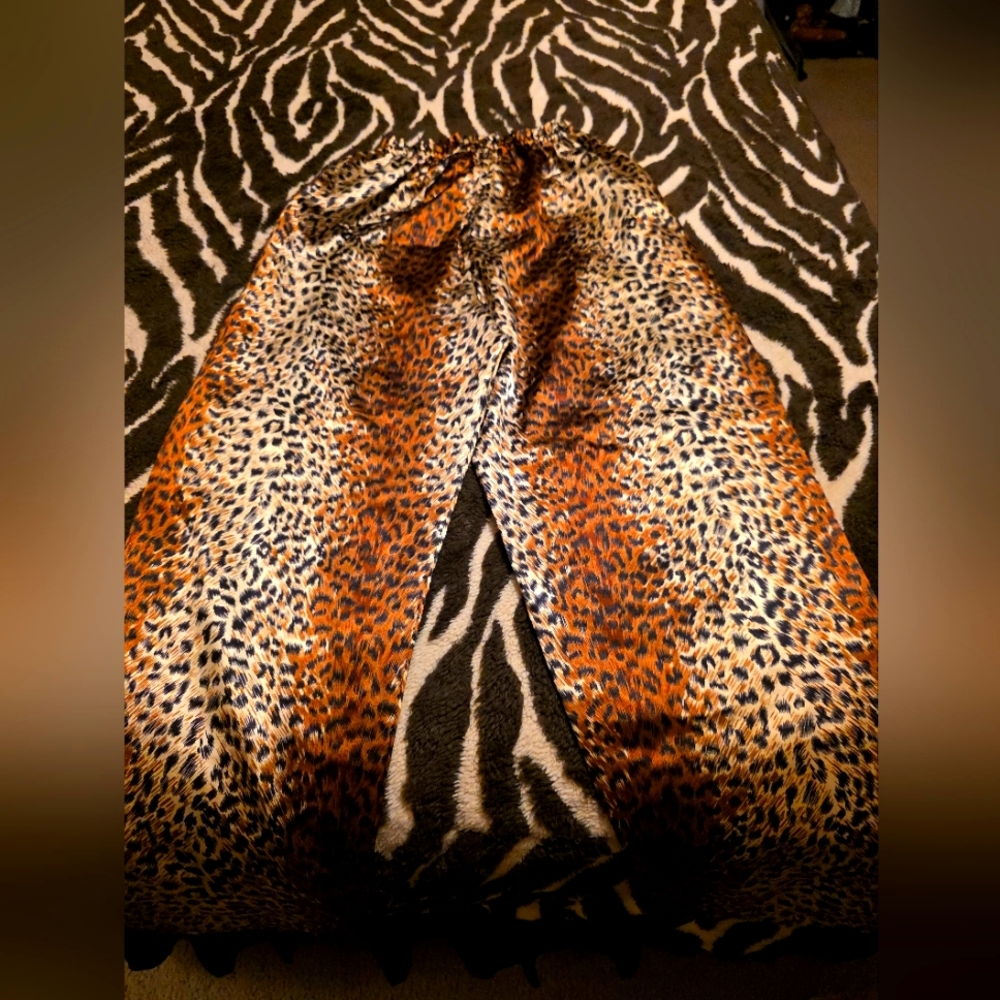 Leopard Print Pajama Pants